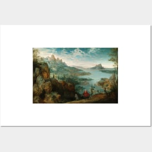 Landscape with the flight into Egypt - Pieter Bruegel the Elder Posters and Art